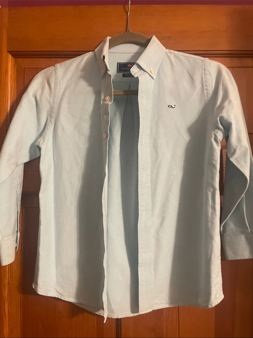 Vineyard Vines Pale Blue Button-Down Oxford Shirt - Boy’s size 6